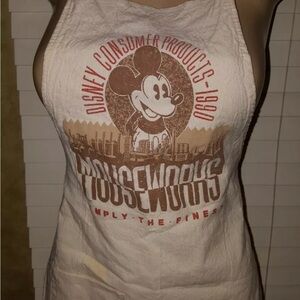 Vintage Mickey Mouse Disney Consumer Products Kitchen cooking 1990 Apron collect